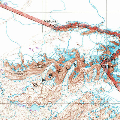 United States Geological Survey Bering Glacier, AK (1959, 250000-Scale) digital map