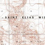 United States Geological Survey Bering Glacier B-1, AK (1985, 63360-Scale) digital map
