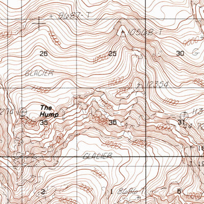 United States Geological Survey Bering Glacier B-1, AK (1985, 63360-Scale) digital map