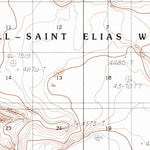 United States Geological Survey Bering Glacier B-2, AK (1985, 63360-Scale) digital map