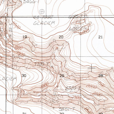 United States Geological Survey Bering Glacier B-2, AK (1985, 63360-Scale) digital map
