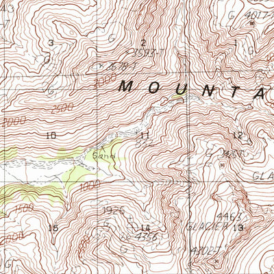 United States Geological Survey Bering Glacier B-5, AK (1985, 63360-Scale) digital map