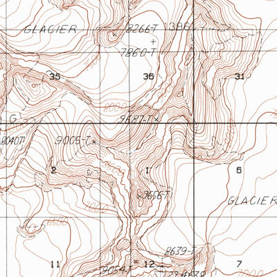 United States Geological Survey Bering Glacier C-2, AK (1985, 63360-Scale) digital map
