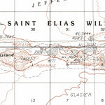 United States Geological Survey Bering Glacier C-4, AK (1985, 63360-Scale) digital map