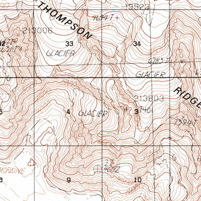 United States Geological Survey Bering Glacier C-5, AK (1985, 63360-Scale) digital map
