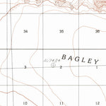 United States Geological Survey Bering Glacier C-6, AK (1985, 63360-Scale) digital map