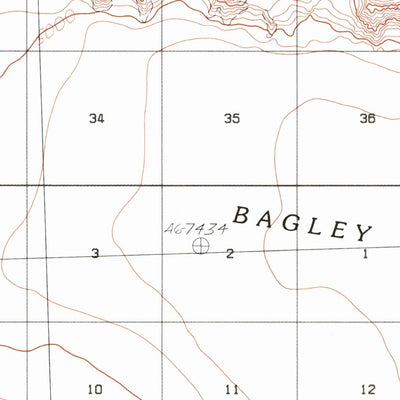 United States Geological Survey Bering Glacier C-6, AK (1985, 63360-Scale) digital map