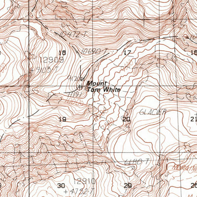 United States Geological Survey Bering Glacier C-8, AK (1985, 63360-Scale) digital map
