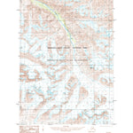 United States Geological Survey Bering Glacier D-3, AK (1984, 63360-Scale) digital map