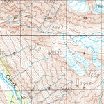 United States Geological Survey Bering Glacier D-3, AK (1984, 63360-Scale) digital map