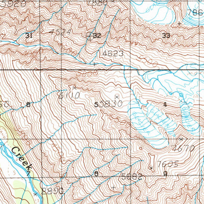 United States Geological Survey Bering Glacier D-3, AK (1984, 63360-Scale) digital map