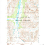 United States Geological Survey Bering Glacier D-5, AK (1984, 63360-Scale) digital map