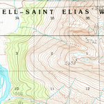 United States Geological Survey Bering Glacier D-5, AK (1984, 63360-Scale) digital map