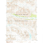 United States Geological Survey Bering Glacier D-6, AK (1984, 63360-Scale) digital map