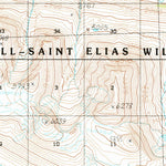 United States Geological Survey Bering Glacier D-6, AK (1984, 63360-Scale) digital map
