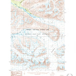 United States Geological Survey Bering Glacier D-7, AK (1984, 63360-Scale) digital map