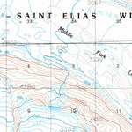 United States Geological Survey Bering Glacier D-7, AK (1984, 63360-Scale) digital map