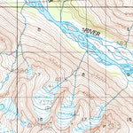 United States Geological Survey Bering Glacier D-7, AK (1984, 63360-Scale) digital map