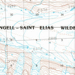 United States Geological Survey Bering Glacier D-8, AK (1984, 63360-Scale) digital map