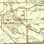 United States Geological Survey Berkey, OH-MI (1935, 24000-Scale) digital map