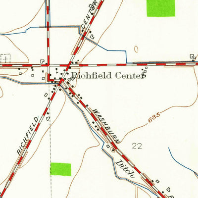 United States Geological Survey Berkey, OH-MI (1951, 24000-Scale) digital map