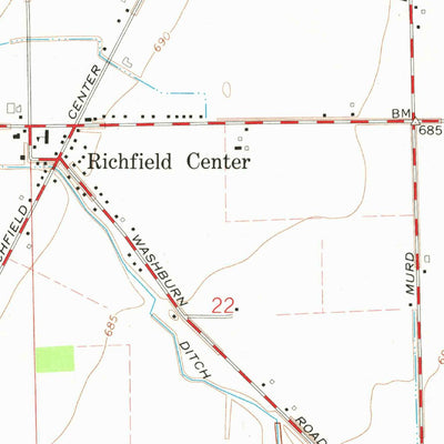 United States Geological Survey Berkey, OH-MI (1966, 24000-Scale) digital map