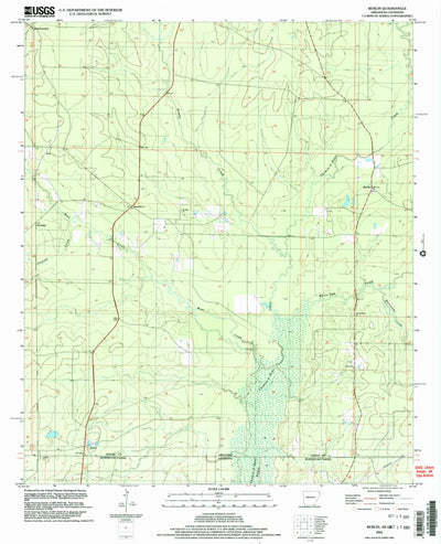 United States Geological Survey Berlin, AR-LA (2002, 24000-Scale) digital map