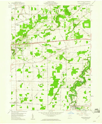 United States Geological Survey Berlin Heights, OH (1959, 24000-Scale) digital map