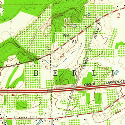 United States Geological Survey Berlin Heights, OH (1959, 24000-Scale) digital map