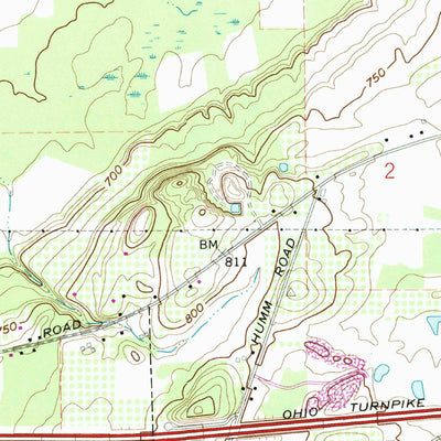 United States Geological Survey Berlin Heights, OH (1969, 24000-Scale) digital map