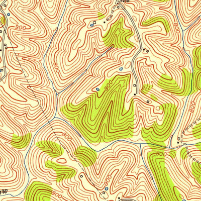 United States Geological Survey Berlin, KY (1952, 24000-Scale) digital map