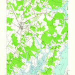 United States Geological Survey Berlin, MD (1943, 24000-Scale) digital map