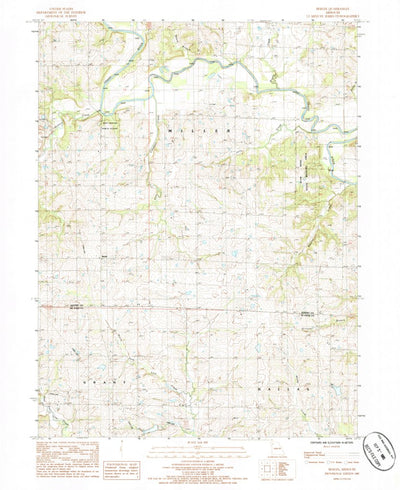 United States Geological Survey Berlin, MO (1985, 24000-Scale) digital map