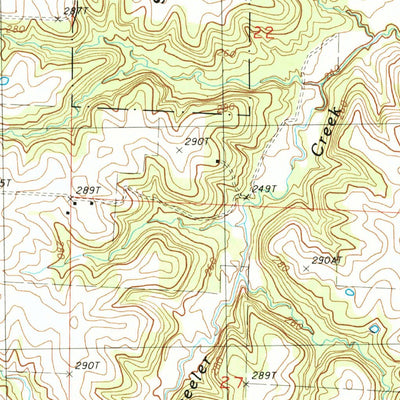 United States Geological Survey Berlin, MO (1985, 24000-Scale) digital map