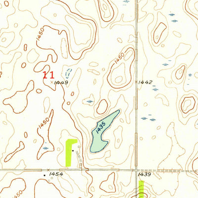 United States Geological Survey Berlin, ND (1956, 24000-Scale) digital map