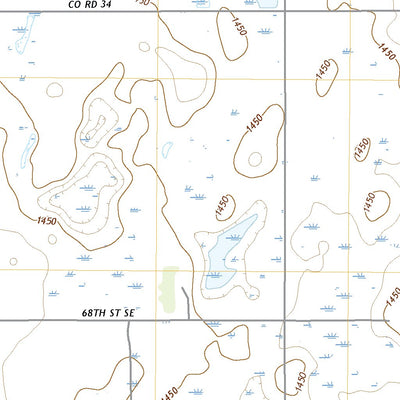 United States Geological Survey Berlin, ND (2020, 24000-Scale) digital map