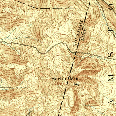 United States Geological Survey Berlin, NY-MA-VT (1894, 62500-Scale) digital map