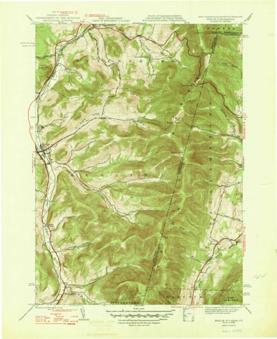 United States Geological Survey Berlin, NY-MA-VT (1948, 31680-Scale) digital map