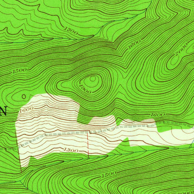 United States Geological Survey Berlin, NY-MA-VT (1960, 24000-Scale) digital map