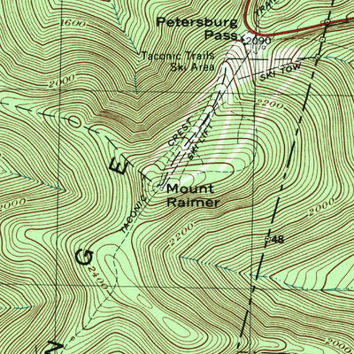 United States Geological Survey Berlin, NY-MA-VT (1973, 24000-Scale) digital map