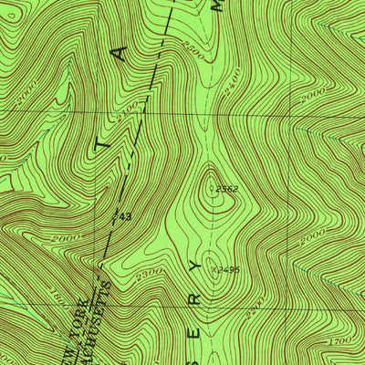 United States Geological Survey Berlin, NY-MA-VT (1973, 25000-Scale) digital map