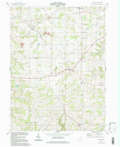United States Geological Survey Berlin, OH (1994, 24000-Scale) digital map