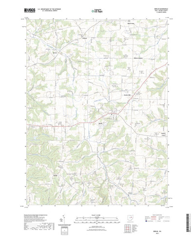United States Geological Survey Berlin, OH (2023, 24000-Scale) digital map