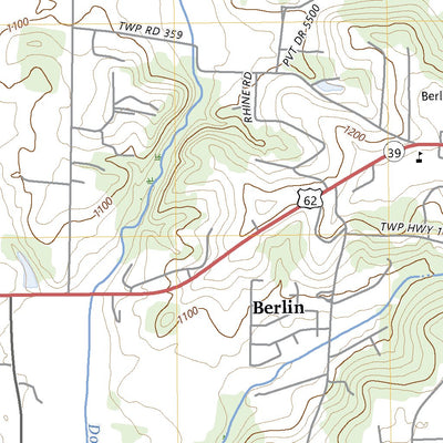 United States Geological Survey Berlin, OH (2023, 24000-Scale) digital map