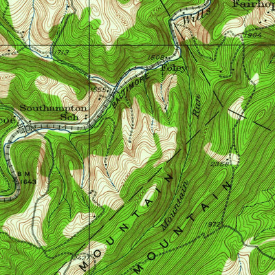 United States Geological Survey Berlin, PA (1923, 62500-Scale) digital map