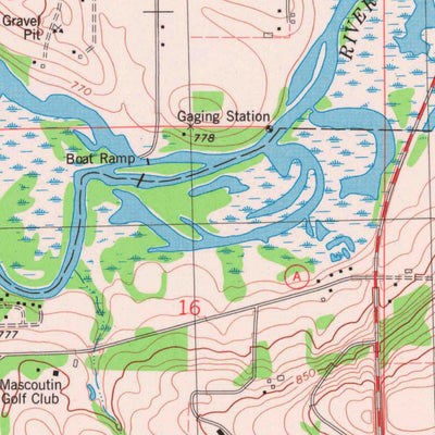 United States Geological Survey Berlin, WI (1980, 24000-Scale) digital map
