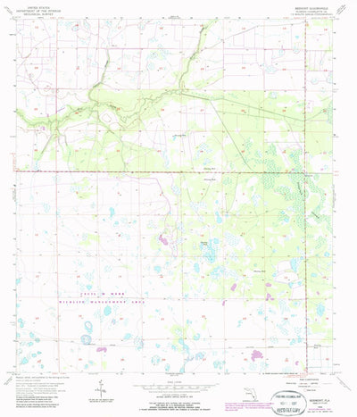 United States Geological Survey Bermont, FL (1956, 24000-Scale) digital map