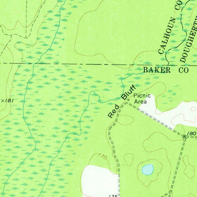 United States Geological Survey Bermuda, GA (1974, 24000-Scale) digital map