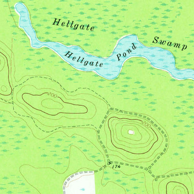 United States Geological Survey Bermuda, GA (1974, 24000-Scale) digital map