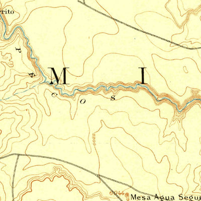 United States Geological Survey Bernal, NM (1891, 125000-Scale) digital map